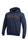 Main image for Champion Drexel Dragons Mens Navy Blue Arch Long Sleeve Hoodie