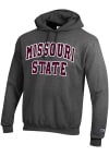 Main image for Champion Missouri State Bears Mens Charcoal Arch Long Sleeve Hoodie