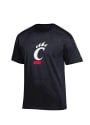 Cincinnati Bearcats Champion Big Logo T Shirt - Black