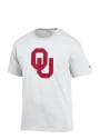Champion Oklahoma Sooners White Big Logo Tee