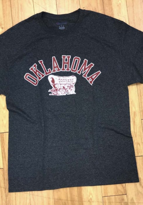 Champion Sooners Big Logo Short Sleeve T Shirt