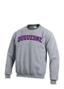 Duquesne Dukes Champion Fleece Crew Sweatshirt - Grey