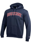 Main image for Champion Duquesne Dukes Mens Navy Blue Hood Long Sleeve Hoodie