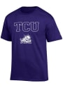 Champion TCU Horned Frogs Purple Arch Mascot Tee
