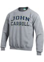 John Carroll Blue Streaks Champion Fleece Crew Sweatshirt - Grey