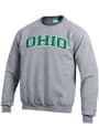 Ohio Bobcats Champion Fleece Crew Sweatshirt - Grey