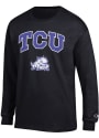 TCU Horned Frogs Black Arch Mascot Tee
