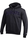 Main image for Champion K-State Wildcats Mens Black Arch Long Sleeve Hoodie