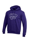 Main image for Champion K-State Wildcats Mens Purple Logo Long Sleeve Hoodie