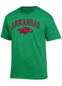 Champion Arkansas Razorbacks Green Arch Mascot Tee