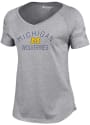 Michigan Wolverines Womens Grey Triumph T-Shirt