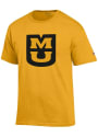 Missouri Tigers Champion Alternate Logo T Shirt - Gold