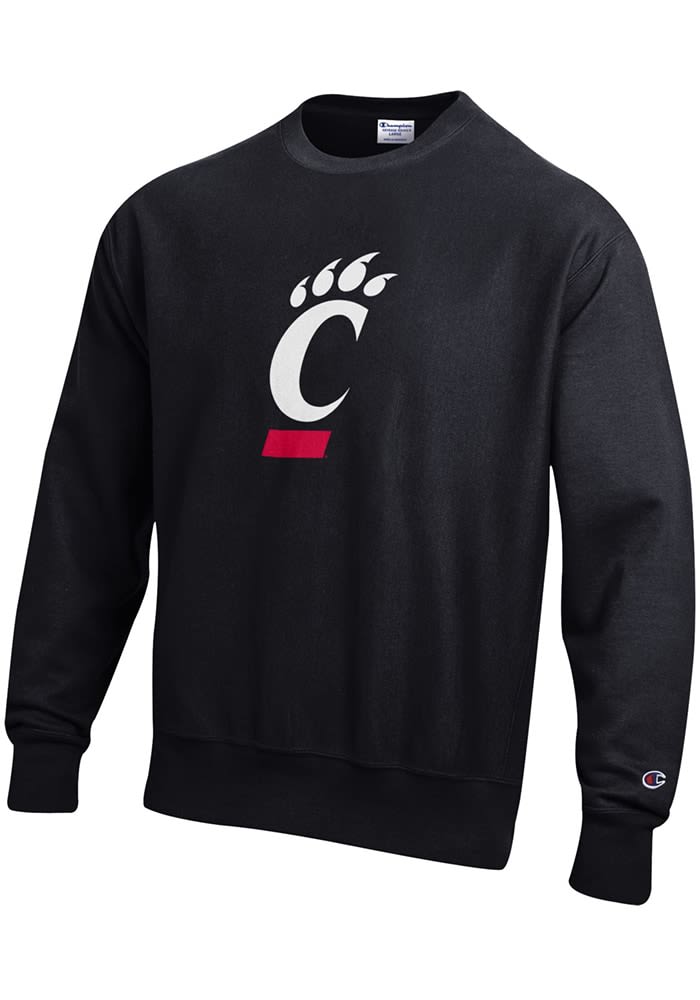 Champion sweatshirt with logo on sleeve hotsell