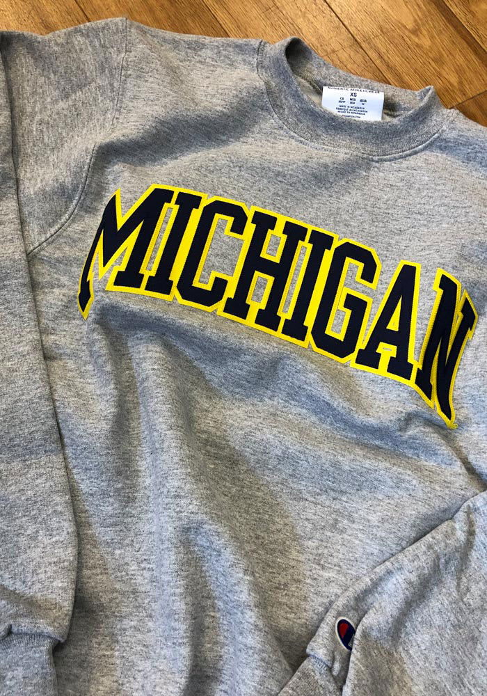 トップス Champion Michigan University Michigan Wolverines Hooded Sweatshirt - Michigan Straight