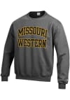 Main image for Champion Missouri Western Griffons Mens Charcoal Arch Long Sleeve Crew Sweatshirt