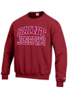 Main image for Champion Saint Josephs Hawks Mens Cardinal Arch Long Sleeve Crew Sweatshirt