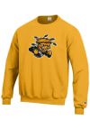 Main image for Champion Wichita State Shockers Mens Gold Big Logo Long Sleeve Crew Sweatshirt