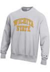 Main image for Champion Wichita State Shockers Mens Grey Reverse Weave Long Sleeve Crew Sweatshirt