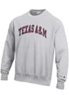 Main image for Champion Texas A&M Aggies Mens Grey Reverse Weave Long Sleeve Crew Sweatshirt