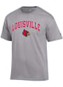 Louisville Cardinals Champion Mascot T Shirt - Grey