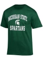 Champion Michigan State Spartans Green #1 Design Tee