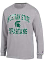 Michigan State Spartans Champion Number One T Shirt - Grey