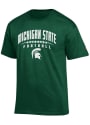 Champion Michigan State Spartans Green Spartan Football Tee