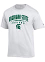 Champion Michigan State Spartans White Spartan Football Tee
