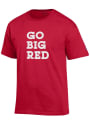 Champion Nebraska Cornhuskers Red Go Big Red Tee
