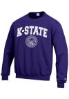 Main image for Mens K-State Wildcats Purple Champion Official Seal Crew Sweatshirt