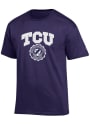 Champion TCU Horned Frogs Purple Official Seal Tee
