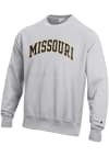 Main image for Champion Missouri Tigers Mens Grey Reverse Weave Long Sleeve Crew Sweatshirt