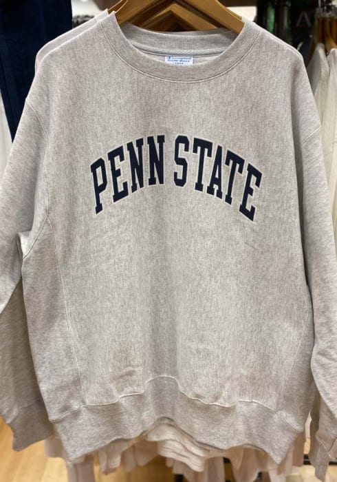 Champion Penn State Nittany Lions Reverse Weave Sweatshirt - Grey