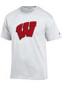 Wisconsin Badgers Champion Primary T Shirt - White