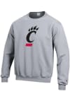 Main image for Mens Cincinnati Bearcats Grey Champion Big Logo Crew Sweatshirt