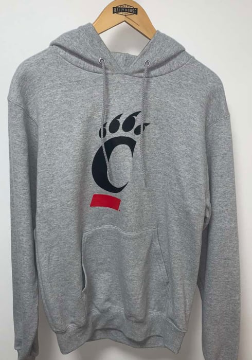 Champion Cincinnati Bearcats Big Logo Hoodie - Grey