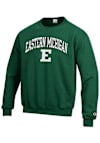 Main image for Mens Eastern Michigan Eagles Green Champion Arch Mascot Crew Sweatshirt
