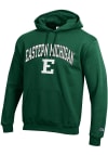 Main image for Champion Eastern Michigan Eagles Mens Green Arch Mascot Long Sleeve Hoodie