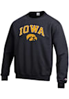 Main image for Mens Iowa Hawkeyes Black Champion Arch Mascot Edition Crew Sweatshirt