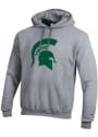 Michigan State Spartans Champion Big Logo Hooded Sweatshirt - Grey