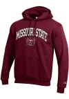 Main image for Champion Missouri State Bears Mens Maroon Arch Mascot Long Sleeve Hoodie