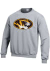 Main image for Champion Missouri Tigers Mens Grey Big Logo Long Sleeve Crew Sweatshirt