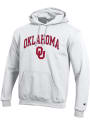 Oklahoma Sooners Champion Arch Mascot Hooded Sweatshirt - White