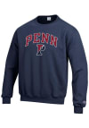 Main image for Champion Pennsylvania Quakers Mens Navy Blue Arch Mascot Long Sleeve Crew Sweatshirt