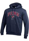 Main image for Champion Pennsylvania Quakers Mens Navy Blue Arch Mascot Long Sleeve Hoodie