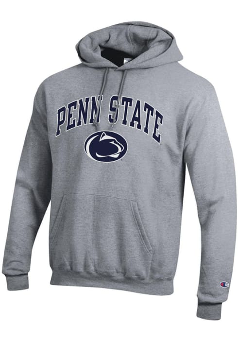 Champion Penn State Nittany Lions Arch Mascot Hoodie - Grey