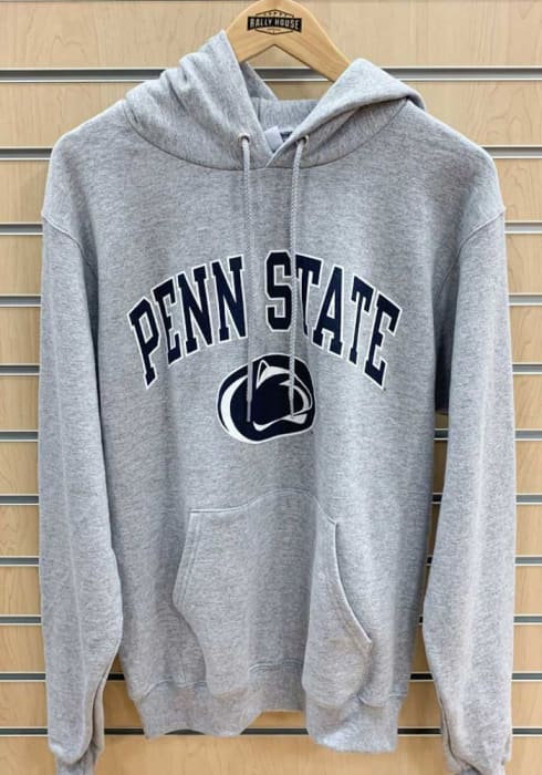 Champion Penn State Nittany Lions Arch Mascot Hoodie - Grey