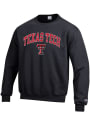 Texas Tech Red Raiders Champion Arch Mascot Crew Sweatshirt - Black