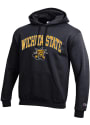 Wichita State Shockers Champion Arch Mascot Hooded Sweatshirt - Black