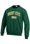 Main image for Champion Wright State Raiders Mens Green Arch Mascot Long Sleeve Crew Sweatshirt